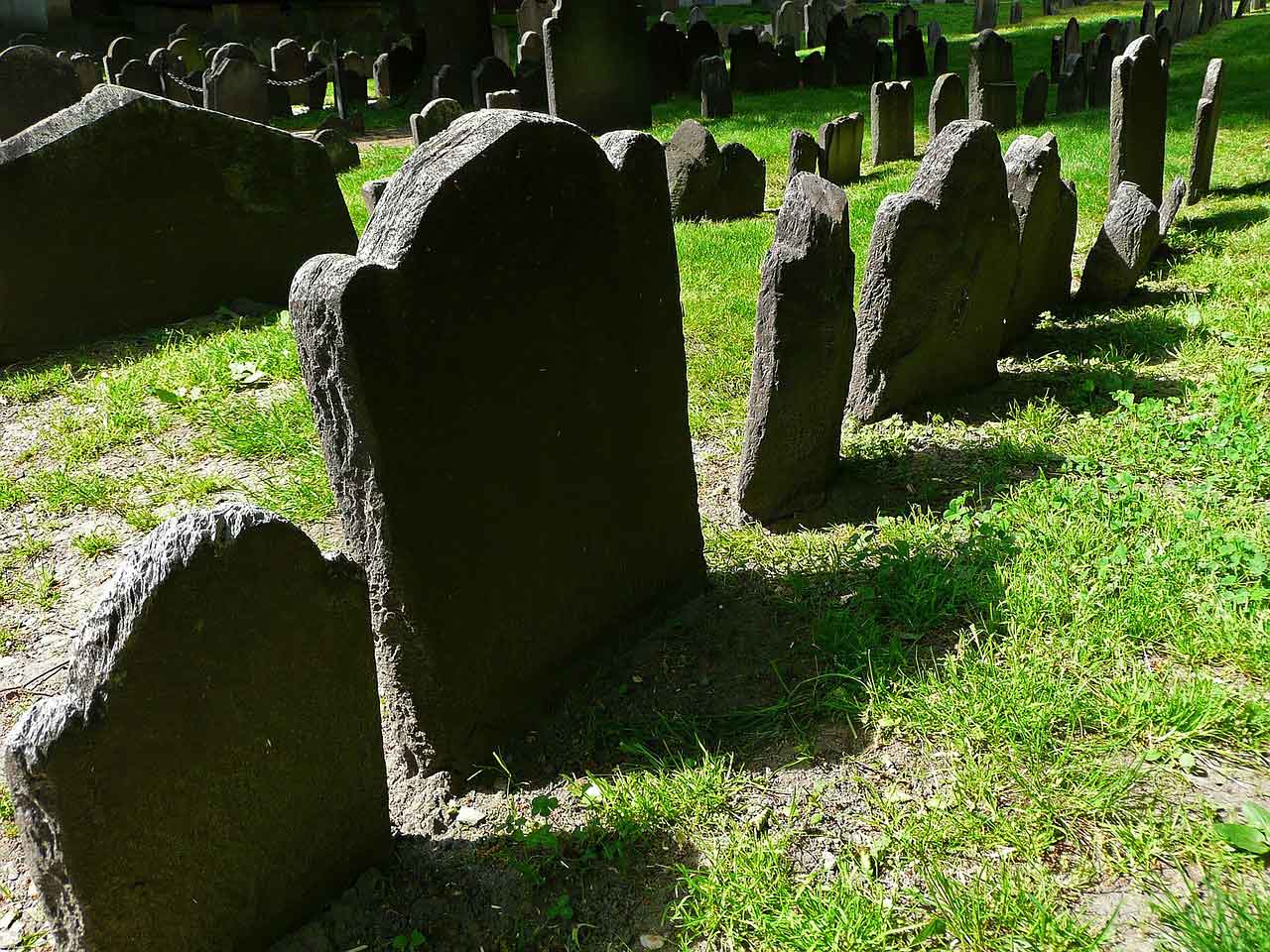 gravestones