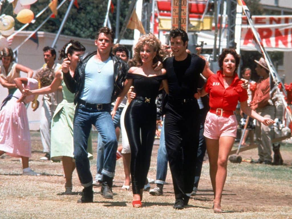 The cast of Grease