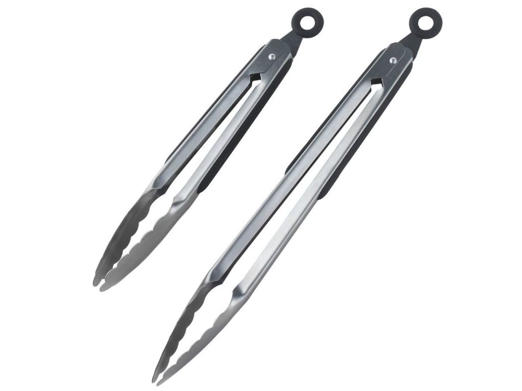 DRAGONN Premium Set of 12-inch and 9-inch Stainless-Steel Locking Kitchen Tongs