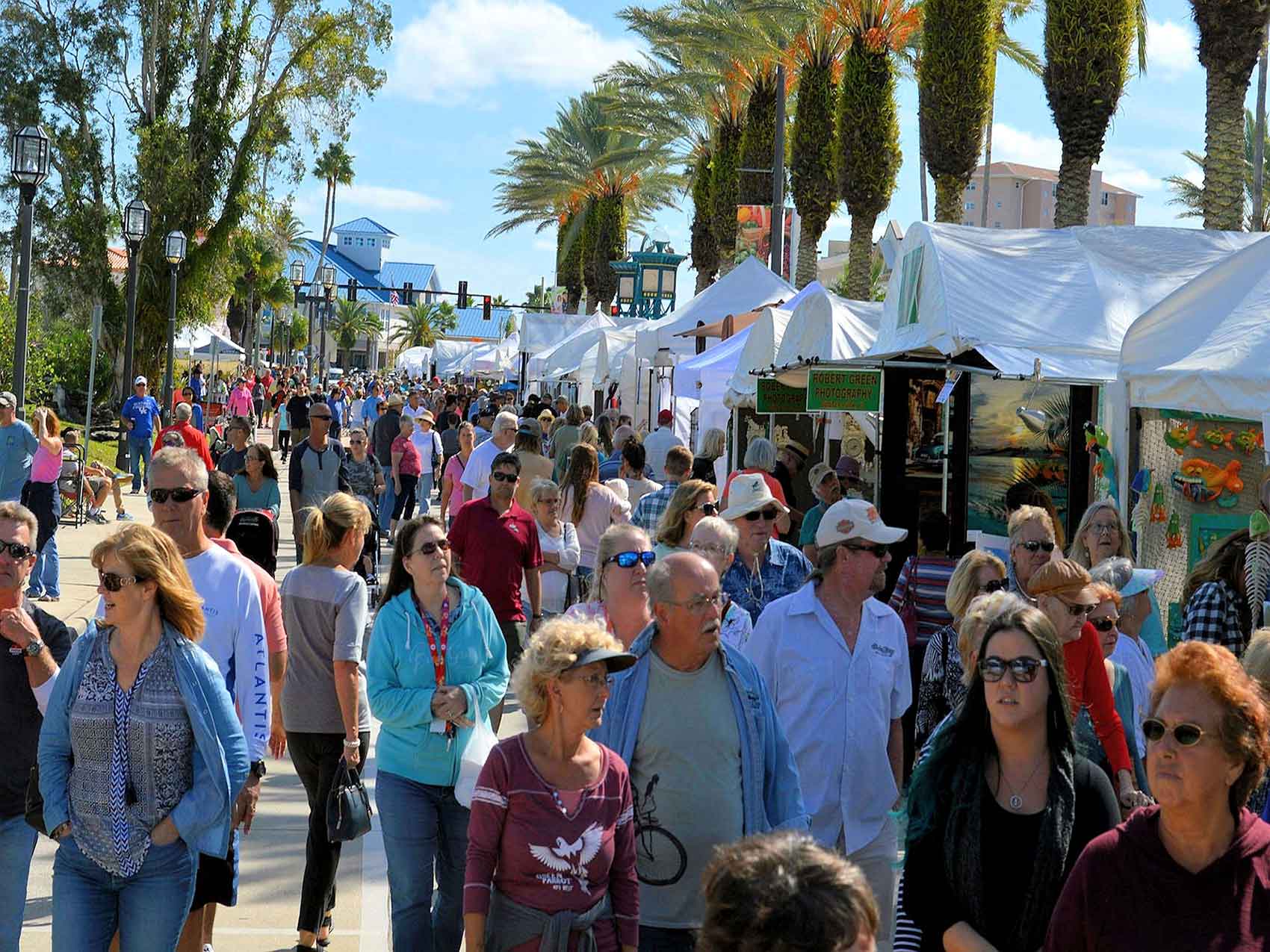 crowd at a festival