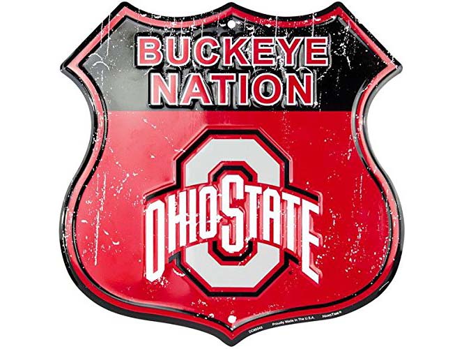 Buckeye Nation Ohio State Sign