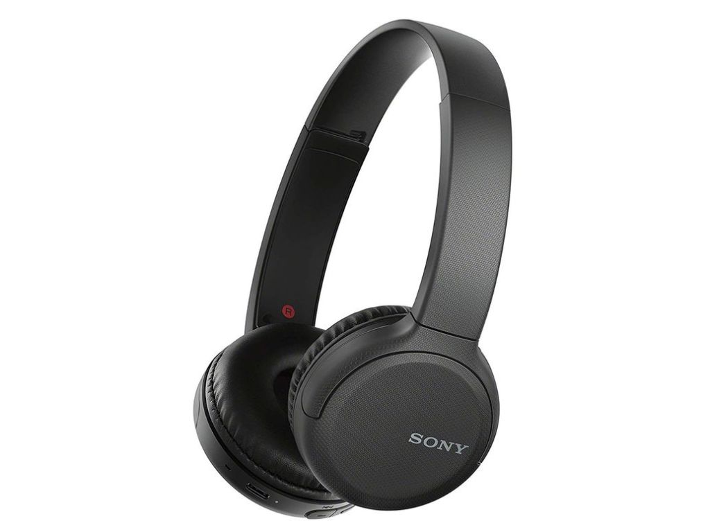 Sony Wireless Headphones WH-CH510: Wireless Bluetooth On-Ear Headset with Mic for phone-call, Black