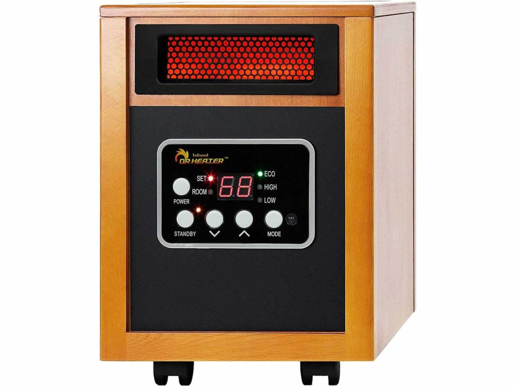 Dr Infrared Heater Portable Space Heater, 1500-Watt