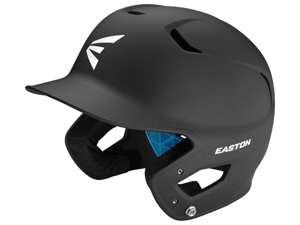 EASTON Z5 2.0 Baseball Batting Helmet Matte Finish Series, 2021, Dual-Density Impact Absorption Foam, High Impact Resistant ABS Shell, Moisture Wicking BioDRI Liner, JAW GUARD Compatible