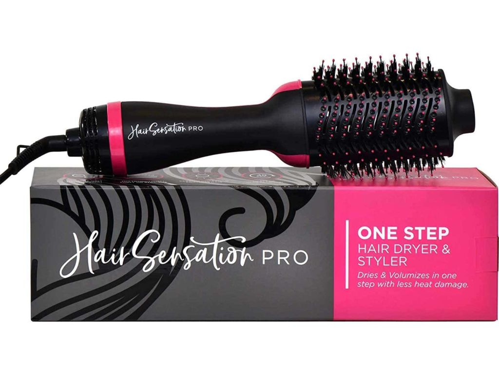 Hair Air Dryer Brush with ION Generator from Hair Sensation Pro