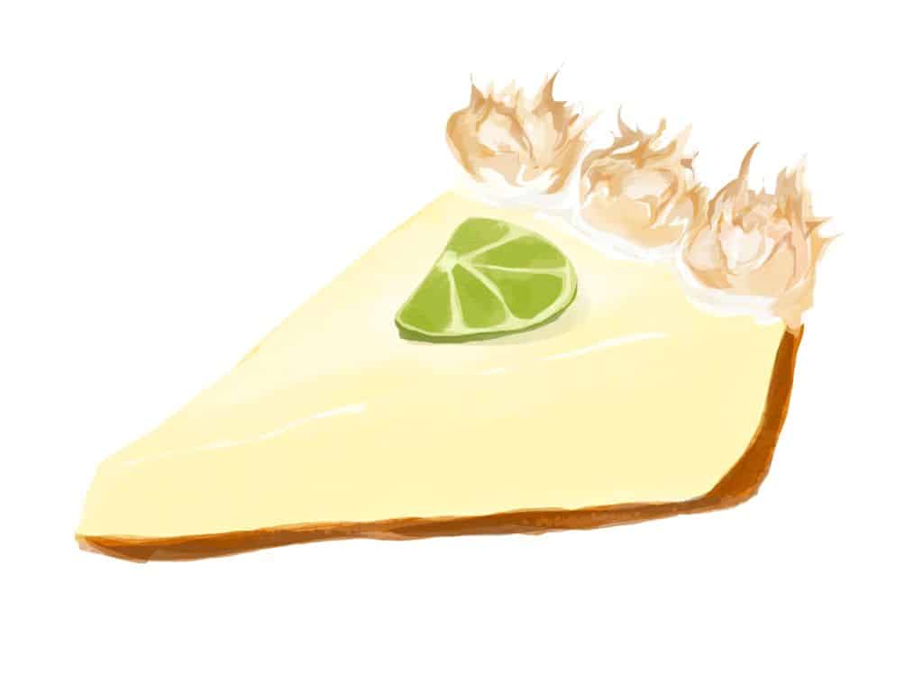 florida iconic foods, key lime pie, foods to eat in florida