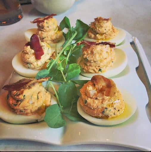 deviled eggs, stuffed eggs