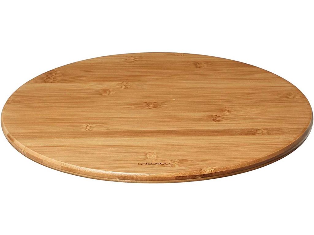 Greenco Bamboo Lazy Susan Turntable 13 Inch Diameter