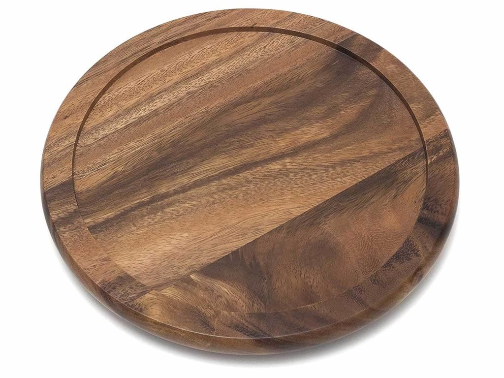 Lipper International Acacia Wood 10" Kitchen Turntable