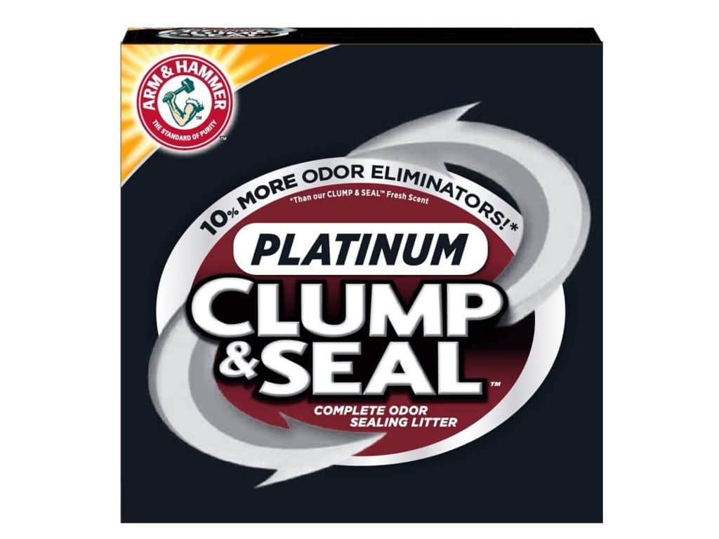 Arm & Hammer Clump and Seal Platinum Cat Litter for Multi-Cat Households