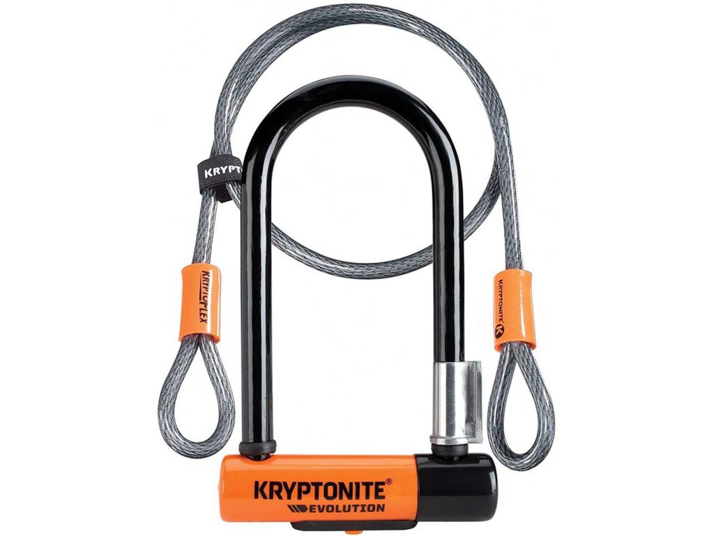 Kryptonite Evolution 11-14mm U-Lock with FlexFrame-U Bracket