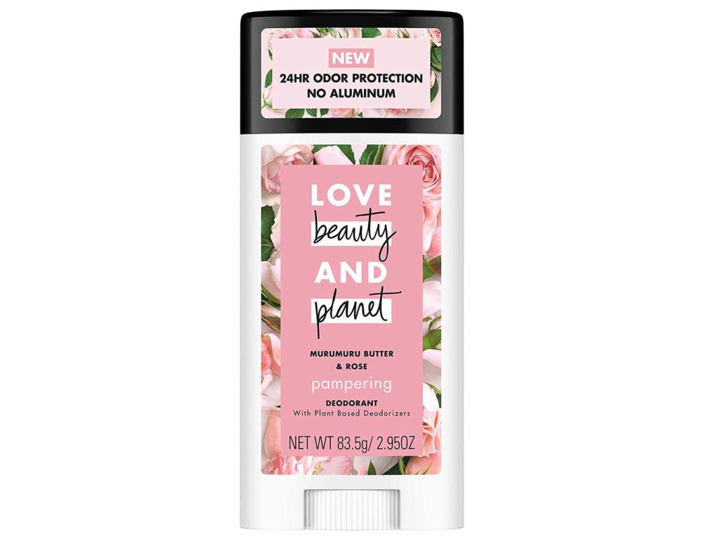 Love Beauty And Planet Deodorant, Murumuru Butter and Rose 2.95 oz