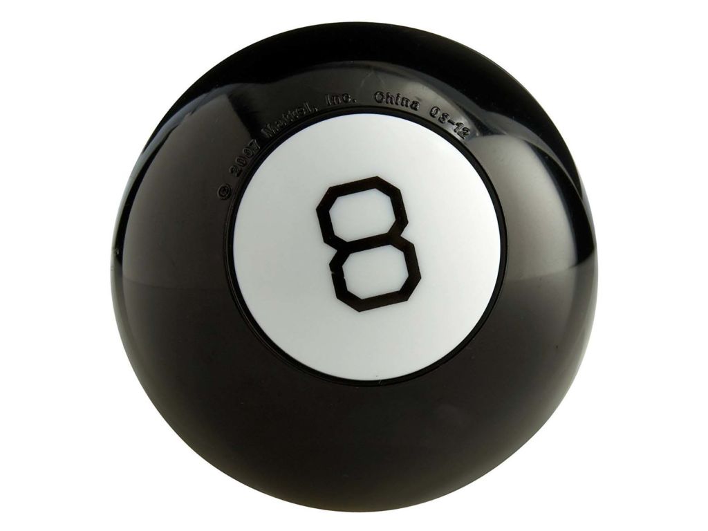 Ask the Magic 8-Ball a yes-or-no question and the answer will be revealed.