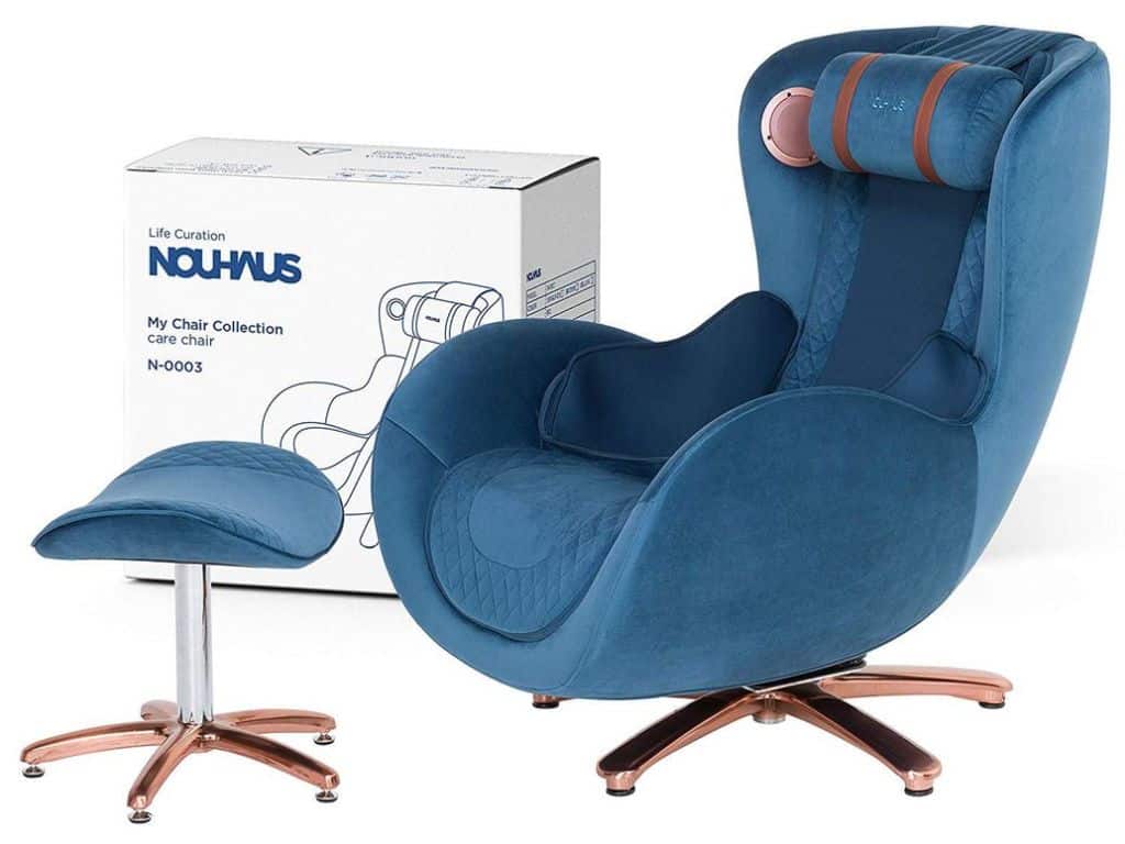 NOUHAUS Massage Chair with Ottoman