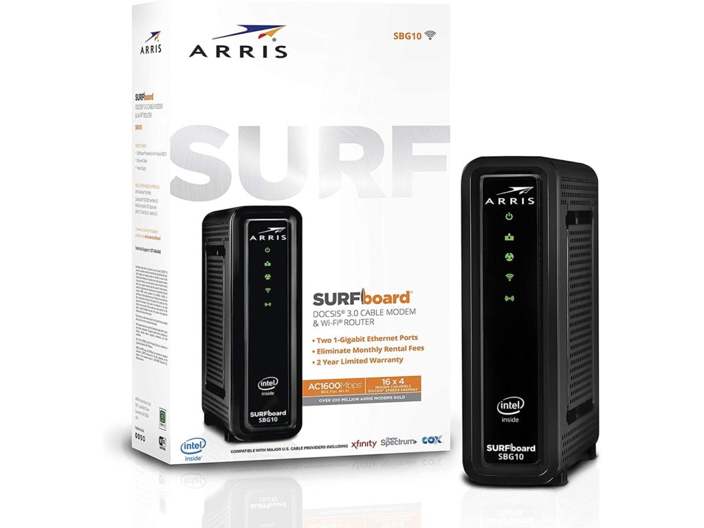 ARRIS Surfboard (16x4) Docsis 3.0 Cable Modem Plus AC1600 Dual Band Wi-Fi