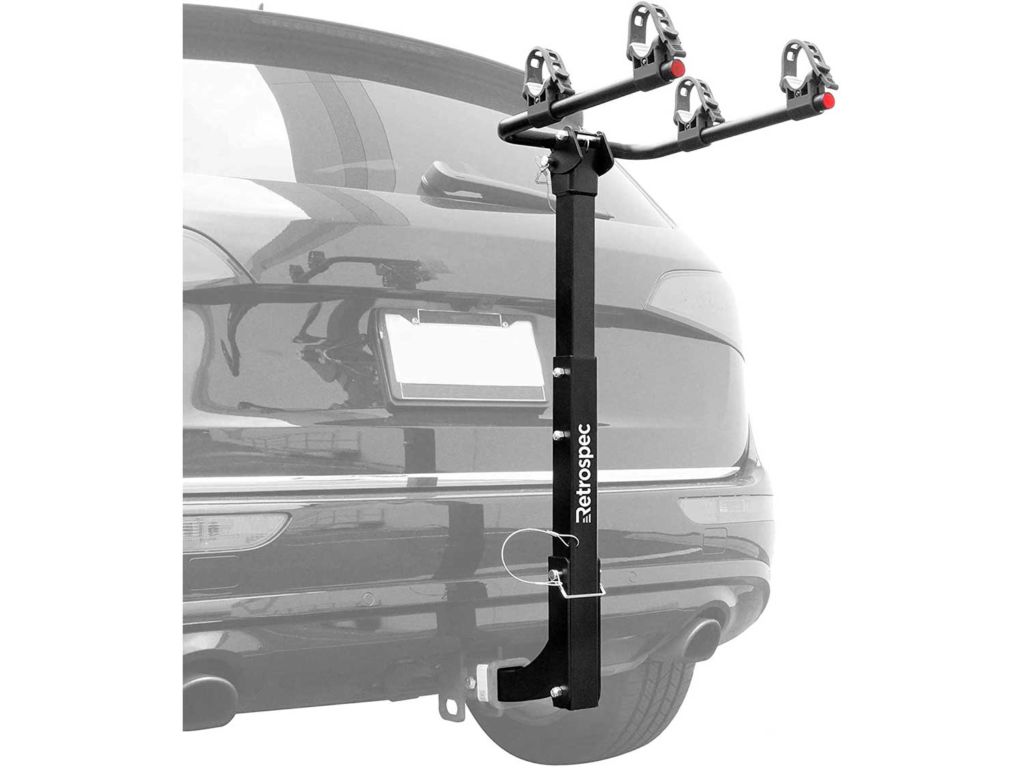 Retrospec Lenox Car Hitch Mount Bike Rack with 2-Inch Receiver; 2 Bicycle Carrier