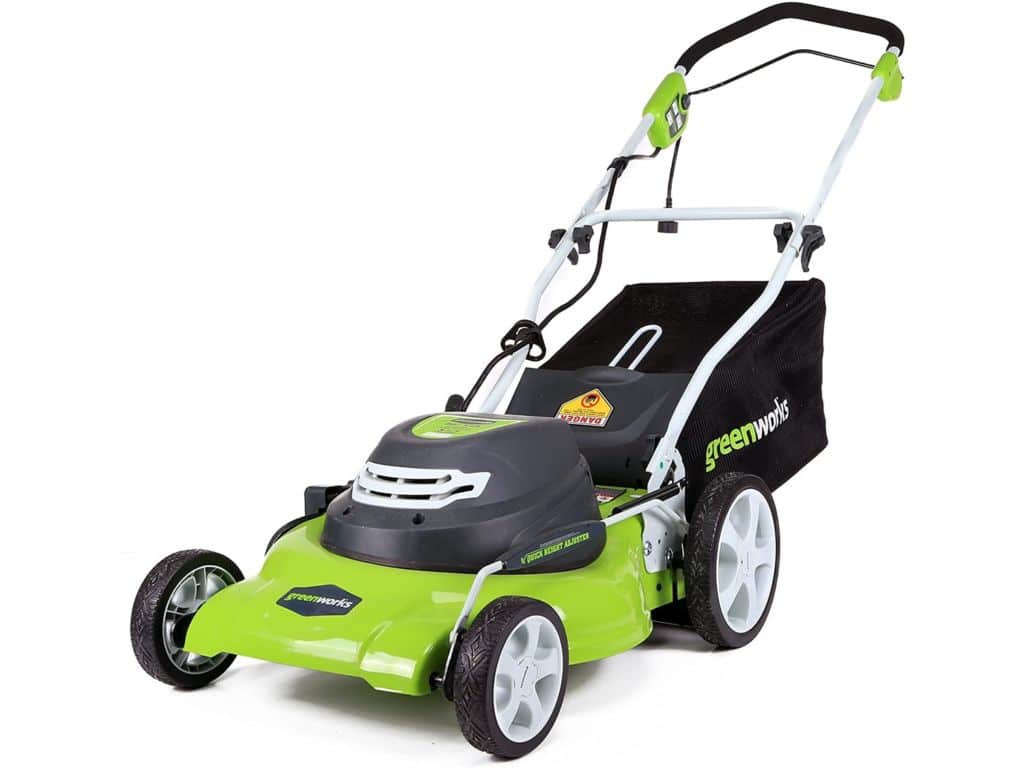 Greenworks 20-Inch Electric Corded Lawn Mower