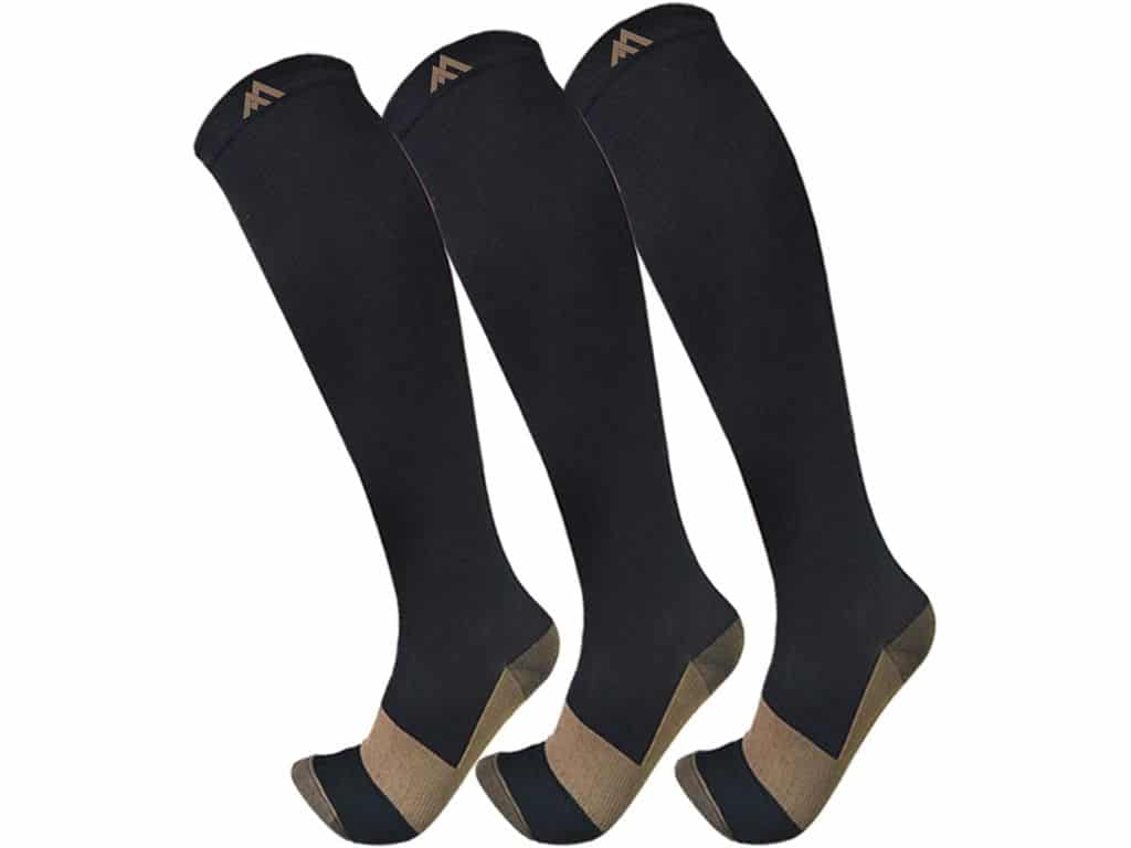 FuelMeFoot Copper Compression Socks