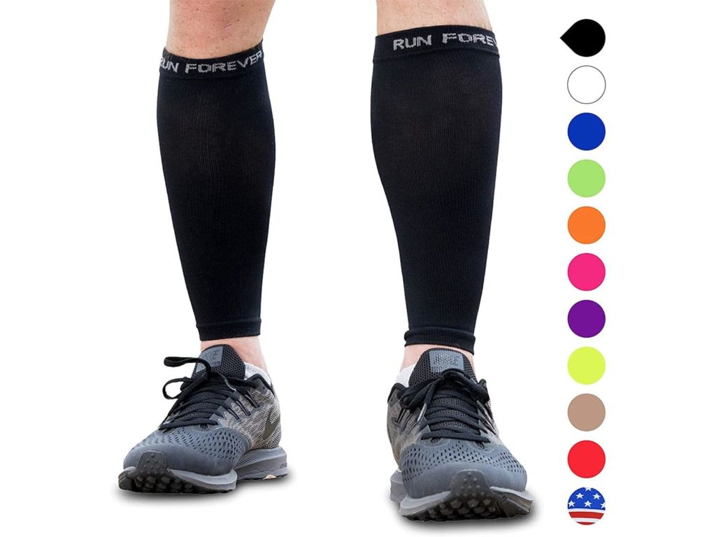 Run Forever Sports Calf Compression Sleeves
