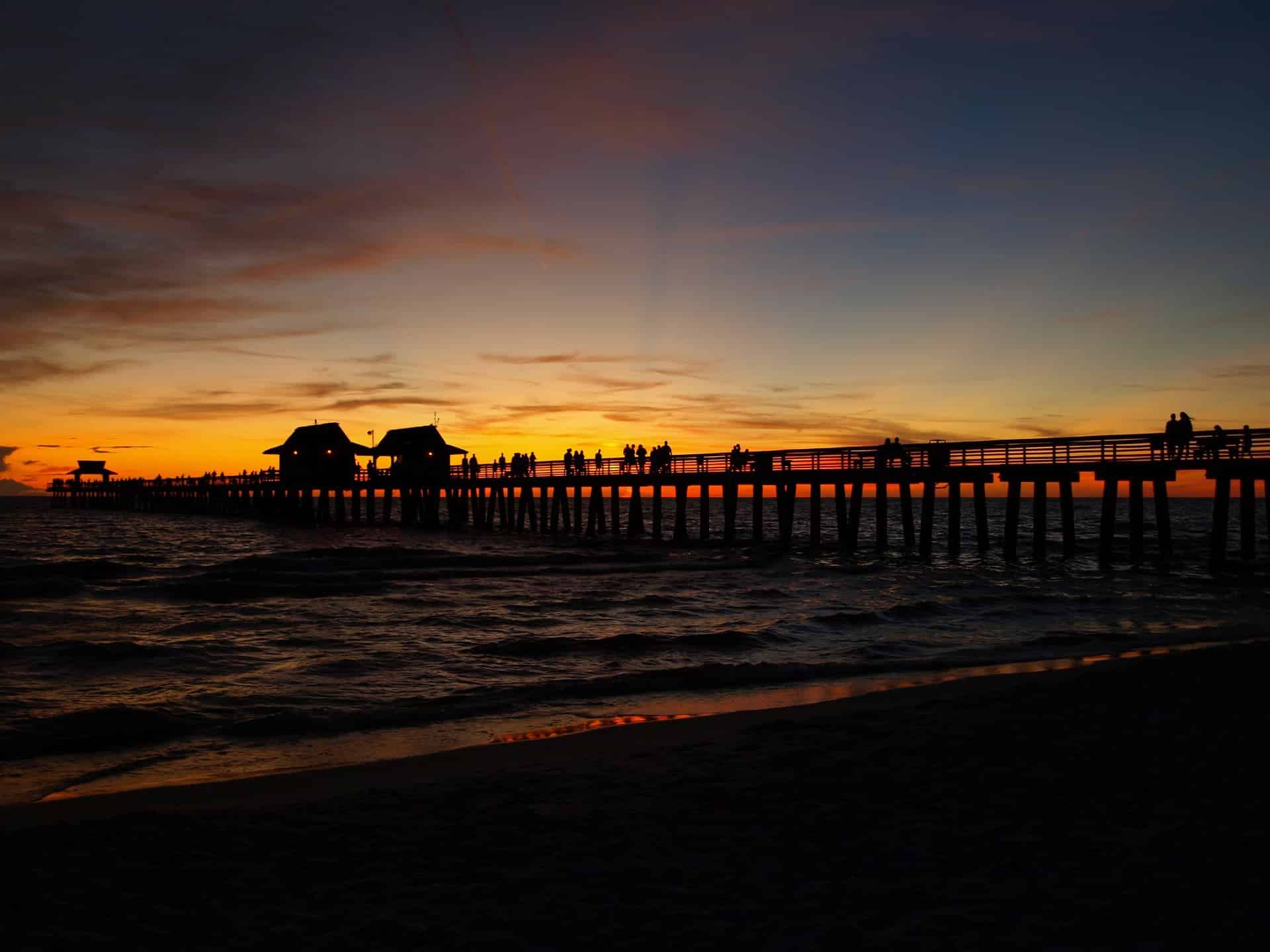 naples florida, best gulf beaches, best sunsets florida