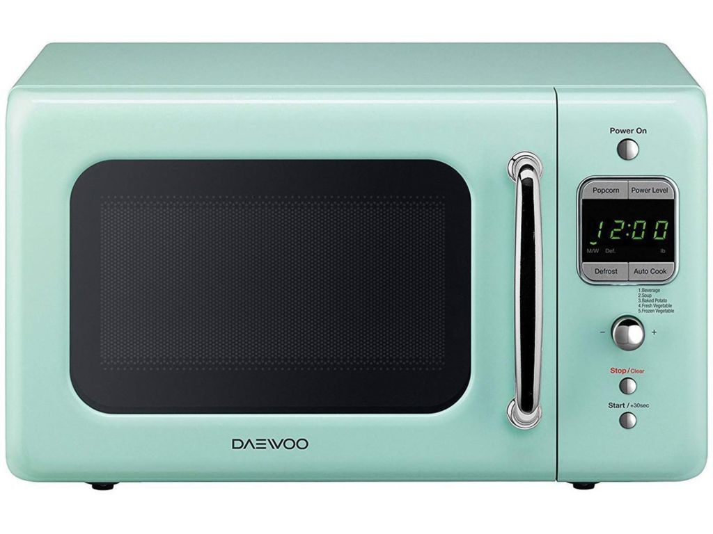 Daewoo Retro Countertop Microwave Oven