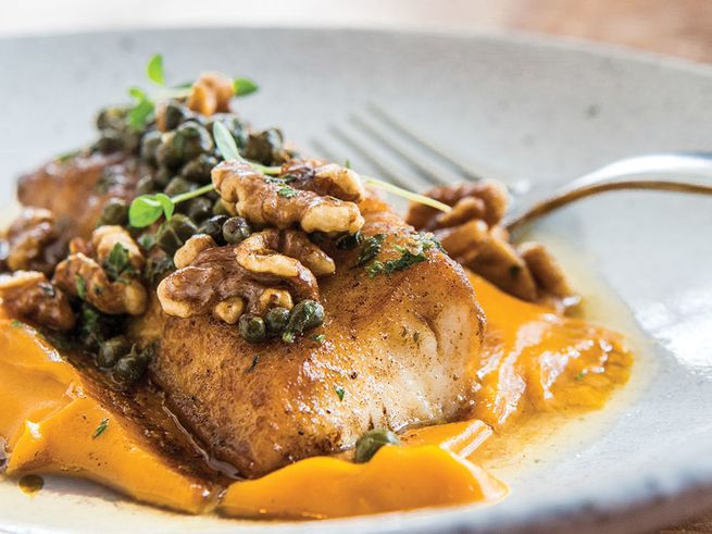 pan roasted cobia recipe, seafood recipe