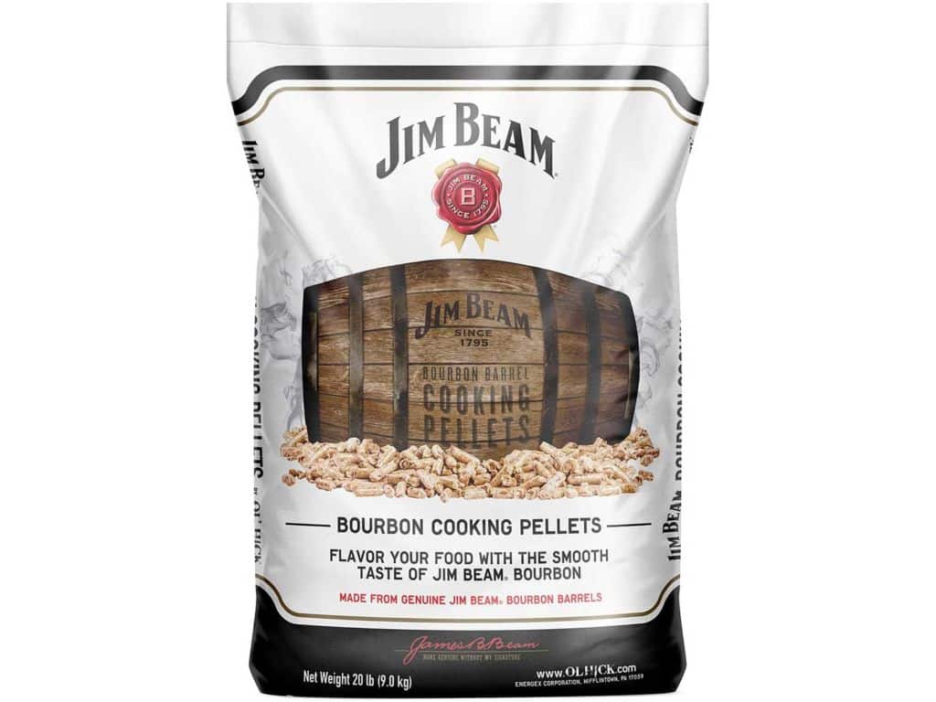 Ol' Hick Cooking Pellets Genuine Jim Beam Bourbon Barrel Grilling Smoker Cooking Pellets, 20 Pound Bag