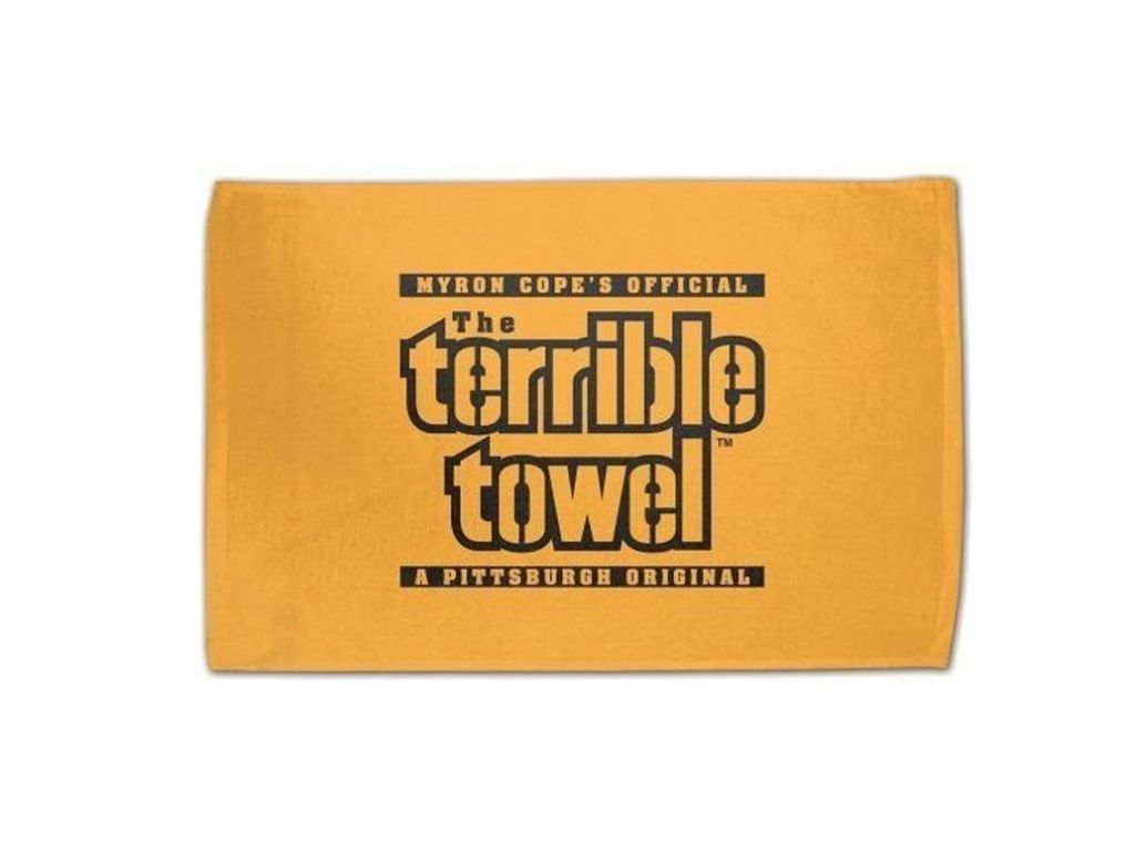 Myron Copes Official Pittsburgh Steelers Terrible Towel by Myron Copes Official Terrible Towel