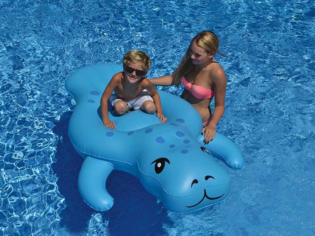 manatee float, fun pool floats, florida pool fun