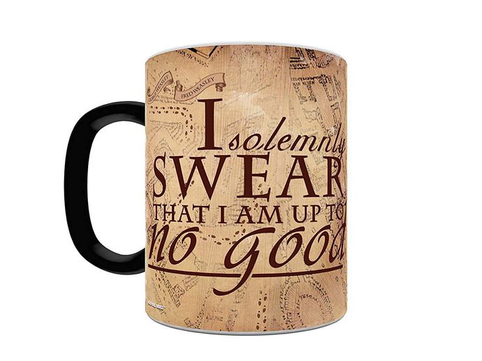 Harry Potter - Hogwarts Magical Marauder's Map - Parchment Paper Reveal - 11 oz Morphing Mugs Heat Sensitive Mug – Ceramic Color Changing Coffee Tea Mug by Morphing Mugs