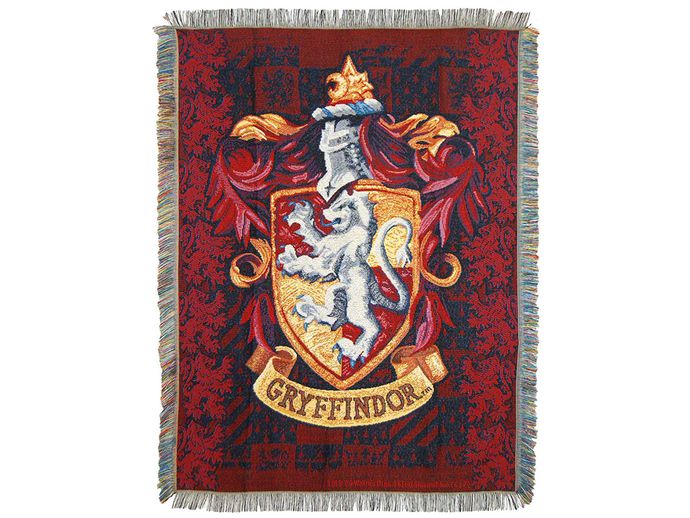 Harry Potter Woven Tapestry Throw Blanket, 48 x 60 Inches, Gryffindor Shield by Harry Potter