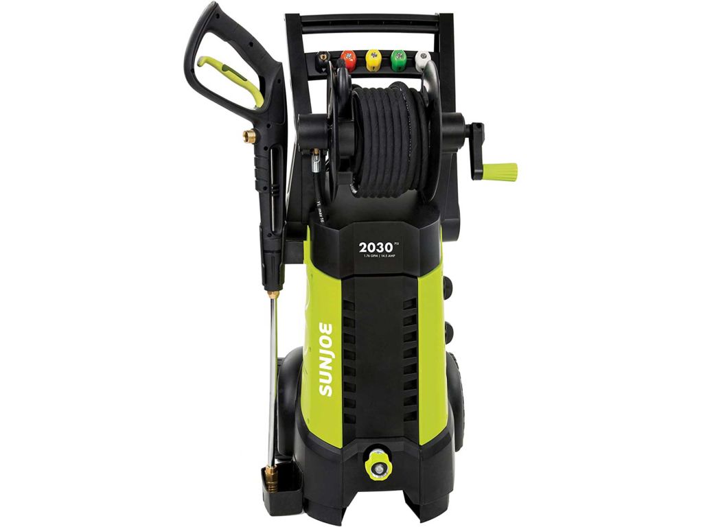 Sun Joe SPX3001 2030 PSI 1.76 GPM 14.5 AMP Electric Pressure Washer with Hose Ree