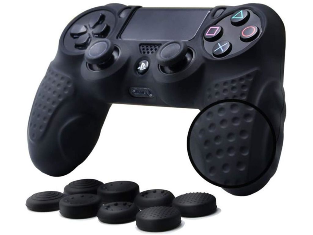 Funda protectora con agarre de piel CHINFAI DualShock 4