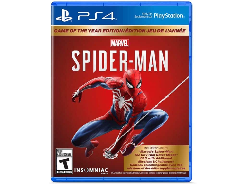 Marvel's Spiderman, Game-of-the-Year Edition for PS4, by Insomniac Games