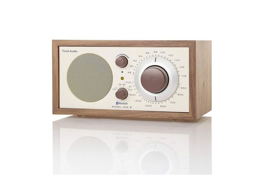 Tivoli Audio M1BTCLA Bluetooth AM/FM Radio (Walnut/Beige)