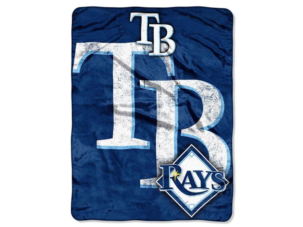 Officially Licensed MLB Triple Play Mirco Raschel Throw Blanket, Soft & Cozy, Washable, 46" x 60"