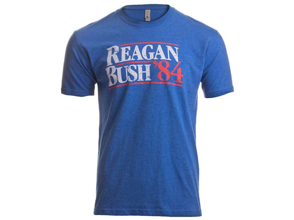 Blue Reagan-Bush T-shirt