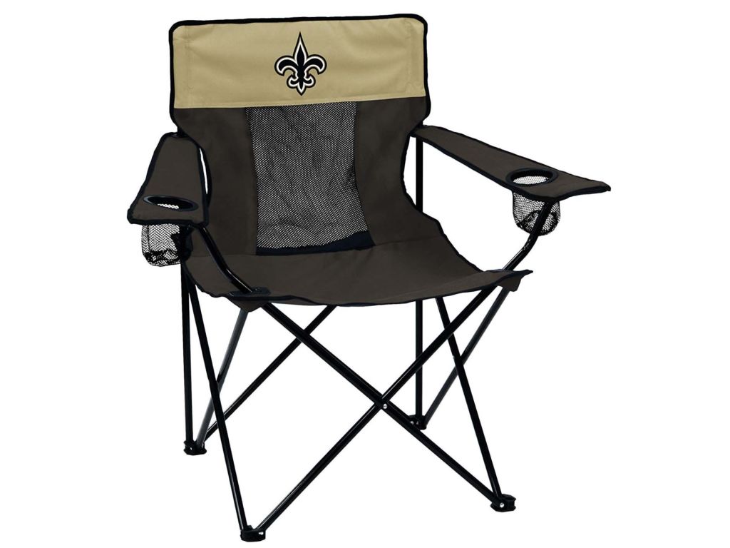 New Orleans Gold and Black Folding Chair