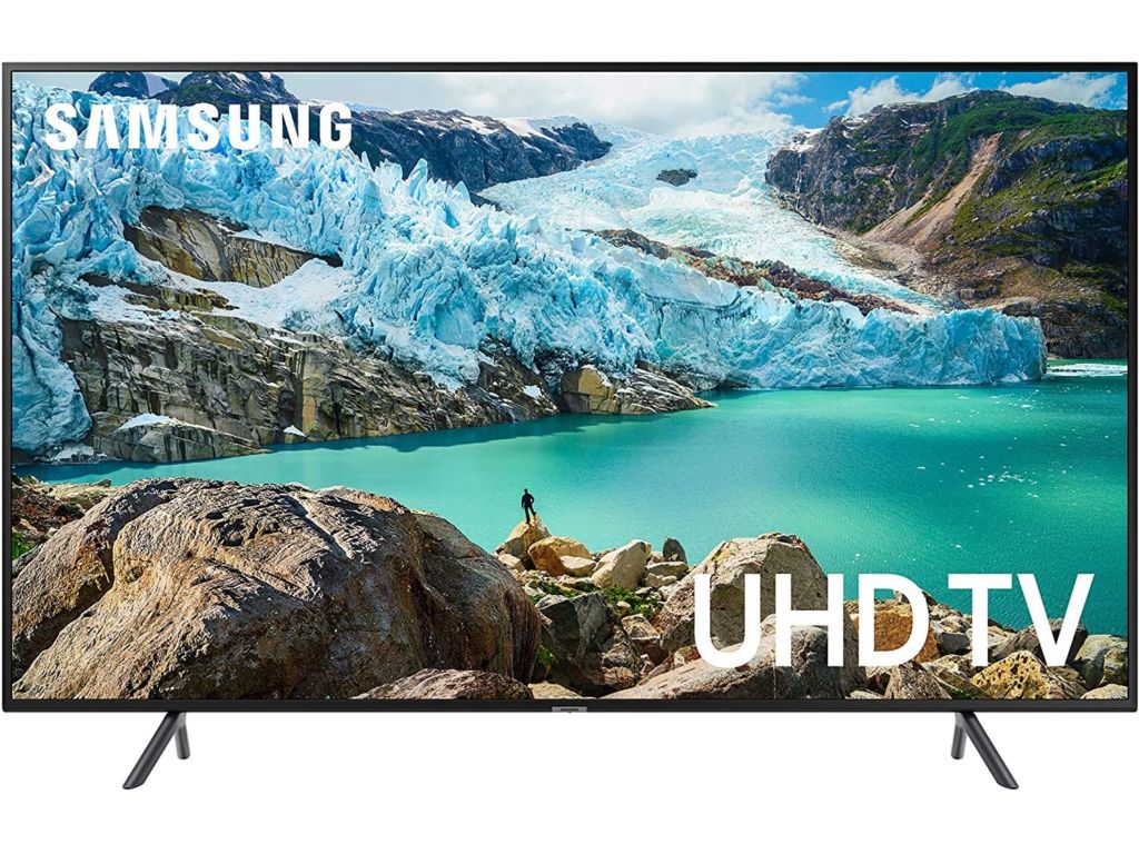 Samsung UN55RU7100FXZA Flat 55-Inch 4K UHD 7 Series Ultra HD Smart TV with HDR and Alexa Compatibility