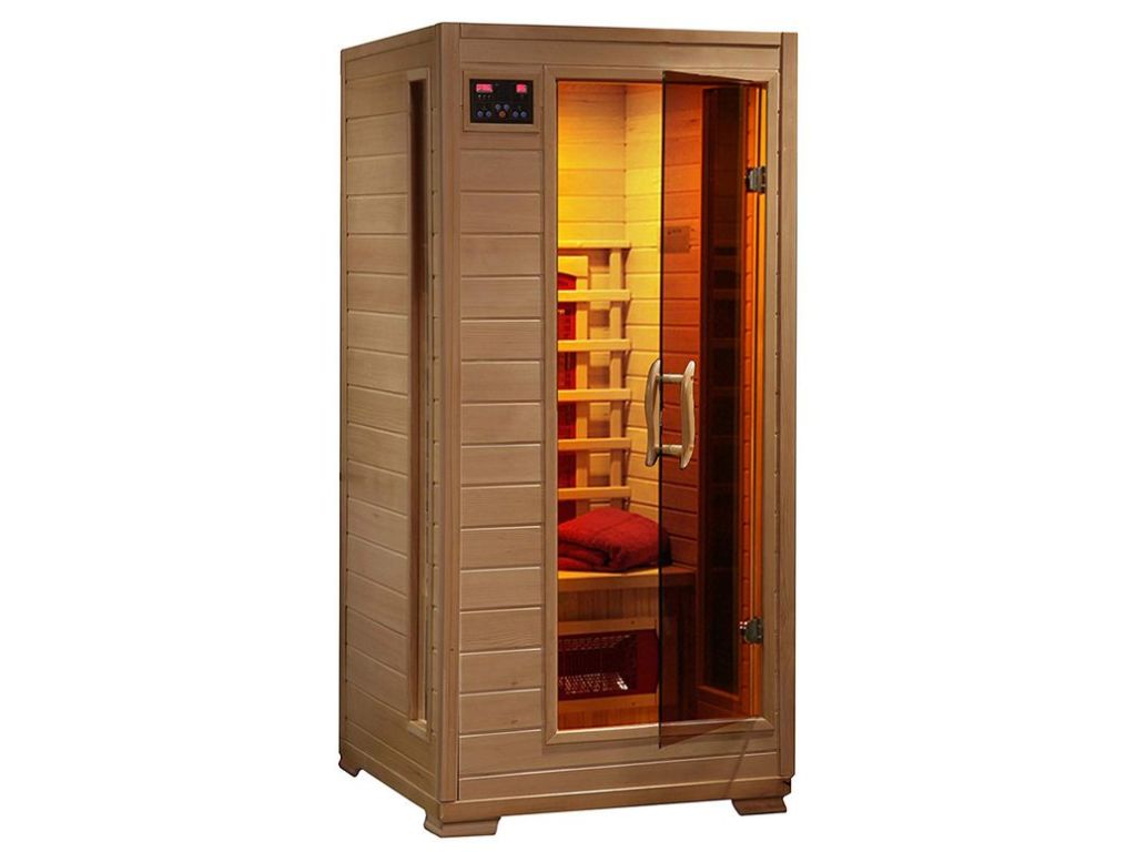 Radiant Saunas BSA2400 1-2 Person Hemlock Ceramic Infrared Sauna