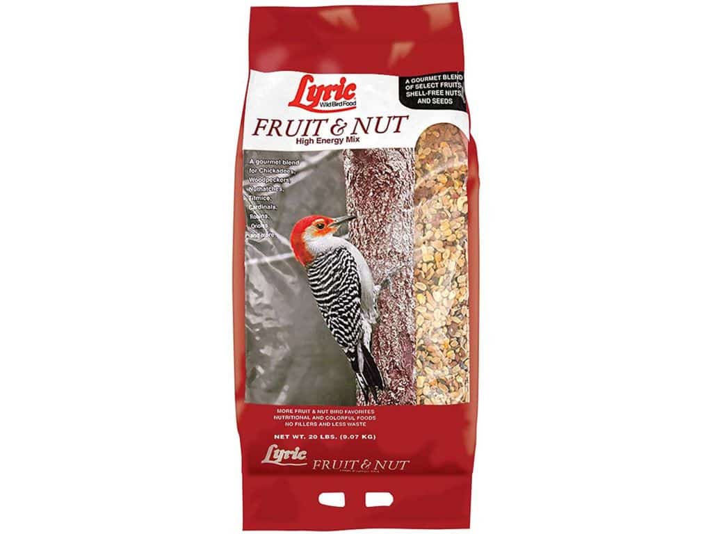 Lyric 2647417 Fruit & Nut High Energy Wild Bird Food, 20 lb