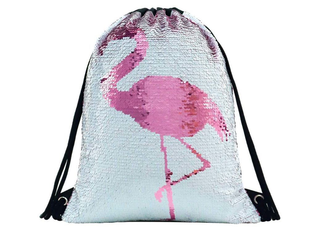 Flamingo Drawstring Backpack