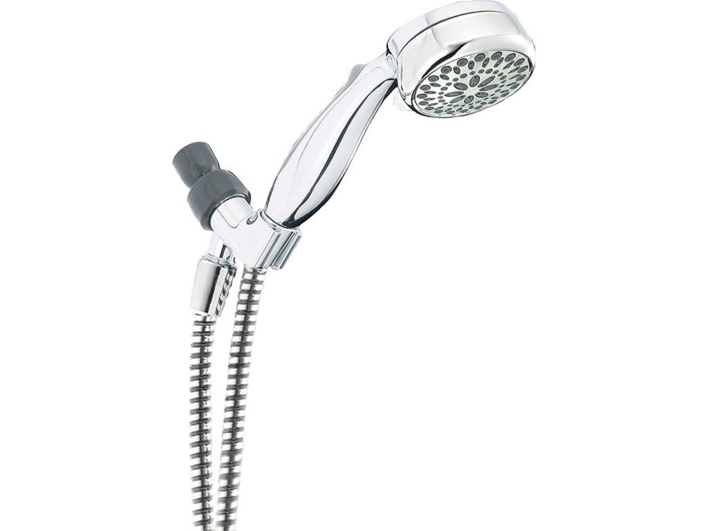 Delta Faucet 7-Spray Touch-Clean Hand Held Shower Head with Hose, Chrome 75700