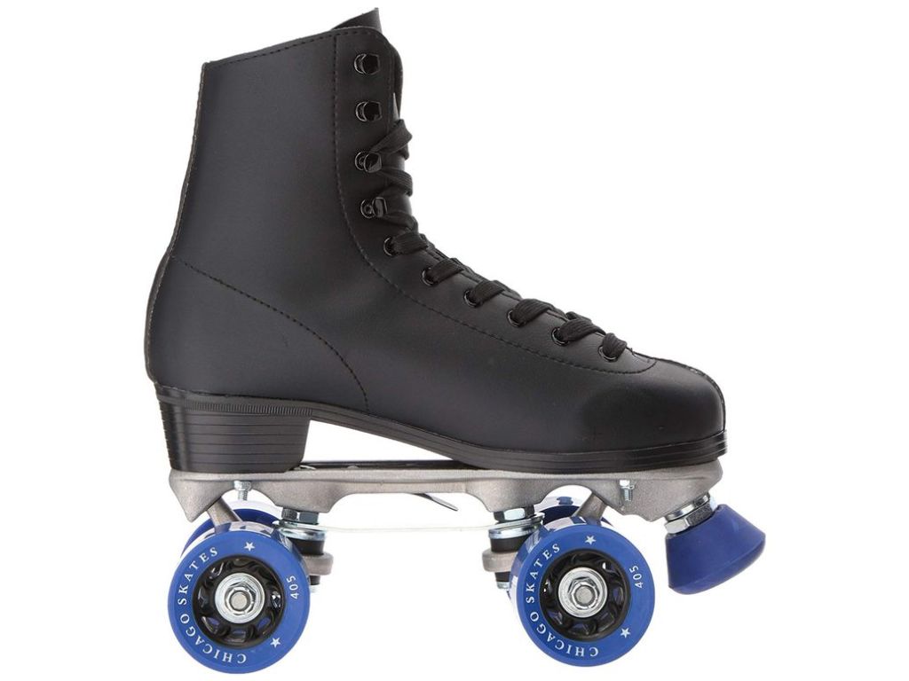 Chicago Men's Classic Roller Skates - Premium Black Quad Rink Skates