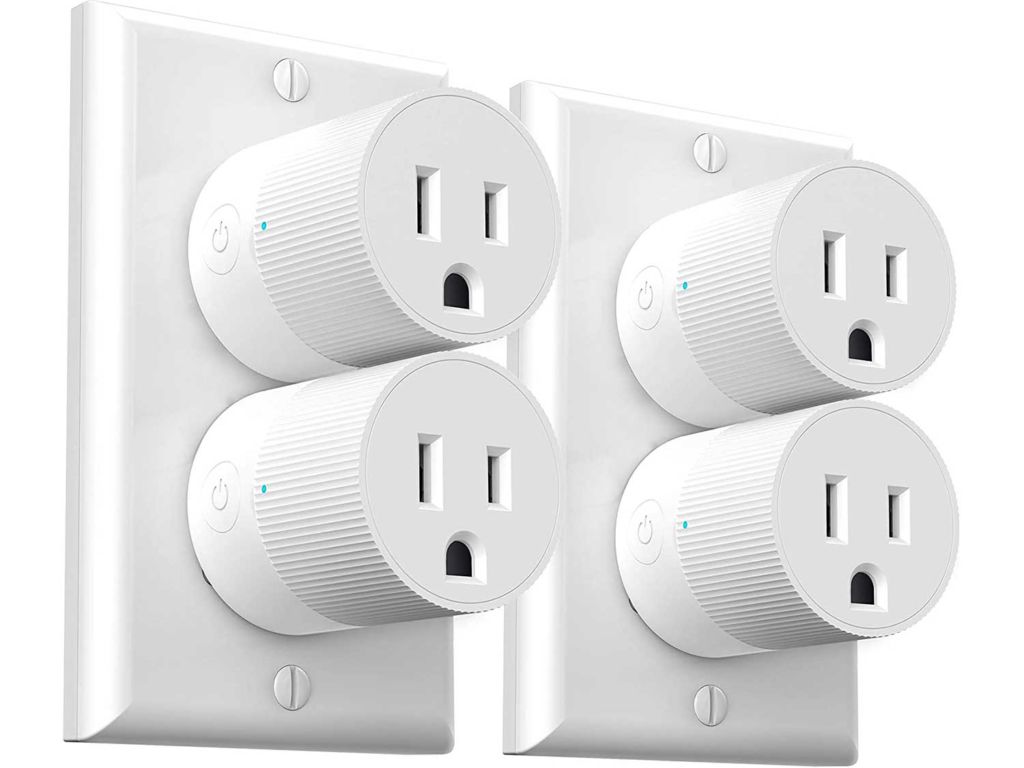 Smart Plug Amysen - A Certified Compatible with Alexa, Echo & Google Home – Only WiFi 2.4G