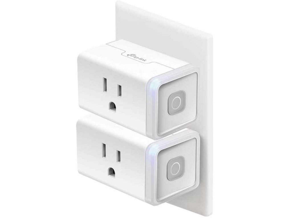 Kasa Smart Plug, WiFi Outlet works with Alexa, Echo and Google Home, No Hub Required, Remote Control, 12 Amp, UL Certified, 2-Pack (HS103P2)