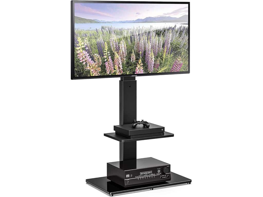 FITUEYES Swivel TV Stand with Mount