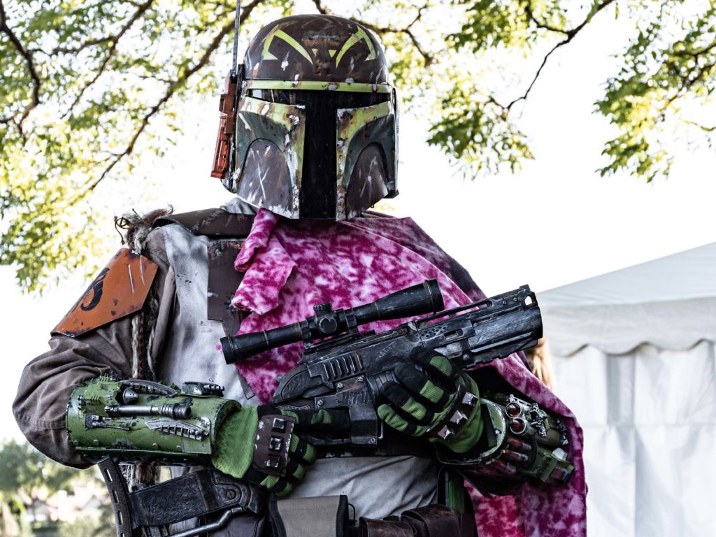 Man Dressed In Star Wars Custome