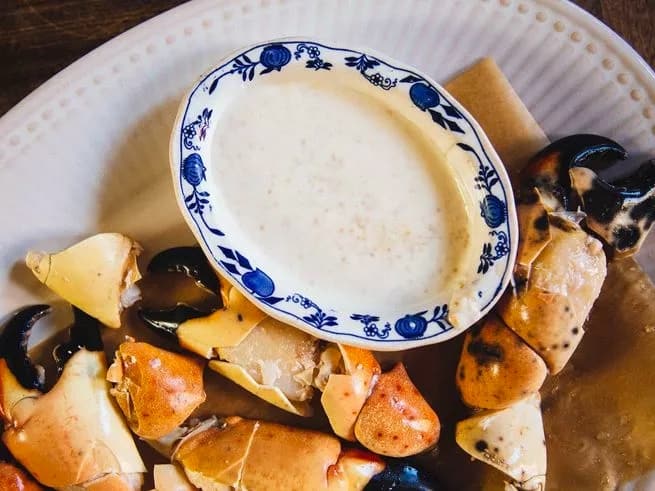 stone crab dipping sauce champagne
