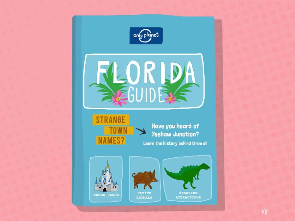 Illustration of Florida Tourism Guide